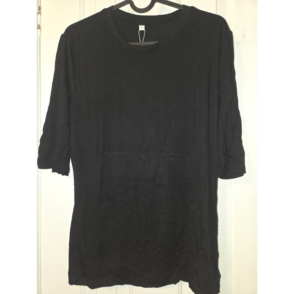 Once Chosen Always Loved Black Short Sleeve Crew Neck T-Shirt Size L NEW